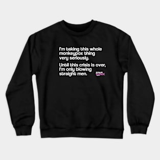 Monkepox (Dark Background) Crewneck Sweatshirt